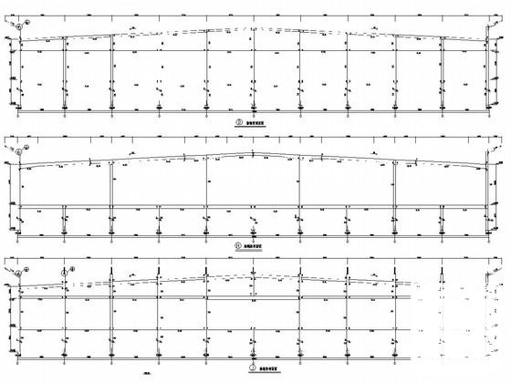 局部两层门式刚架结构汽车展厅结构CAD施工图纸（独立基础） - 4