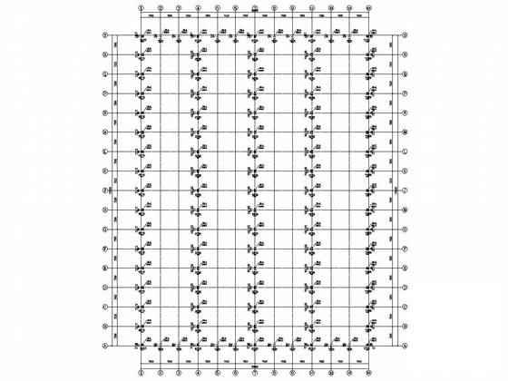 单层门式刚架工业厂房结构CAD施工图纸（独立基础含建筑图纸） - 3