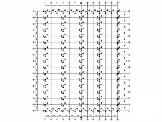 单层门式刚架工业厂房结构CAD施工图纸（独立基础含建筑图纸） - 3