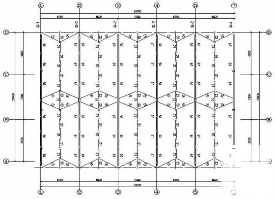 30吨吊车钢结构单层厂房结构CAD施工图纸（8度以上设防） - 3