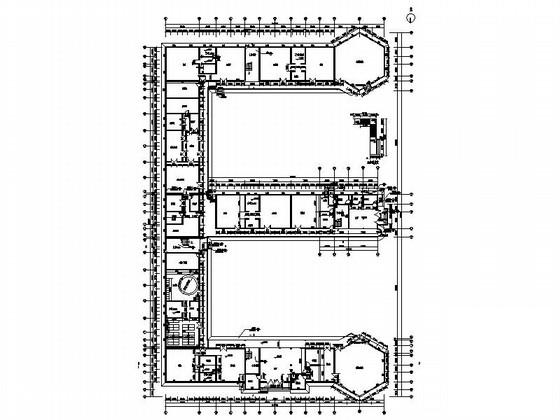 5层现代风格幼儿园建筑施工CAD图纸(教师宿舍楼) - 2