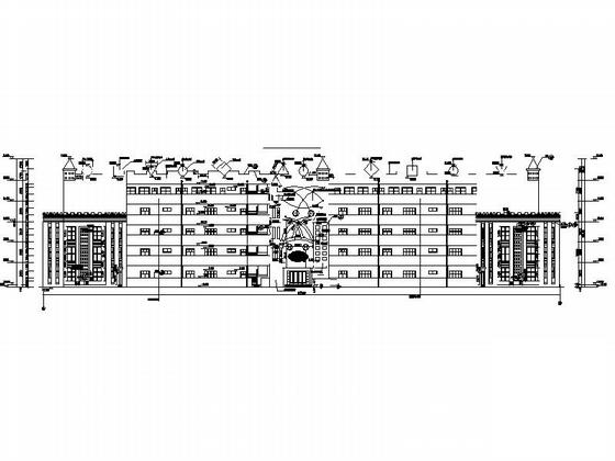5层现代风格幼儿园建筑施工CAD图纸(教师宿舍楼) - 5