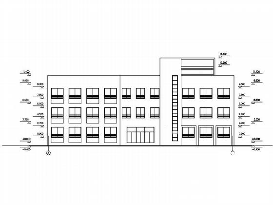 3层现代风格幼儿园设计CAD施工图纸（知名建筑设计院）(平面图) - 4