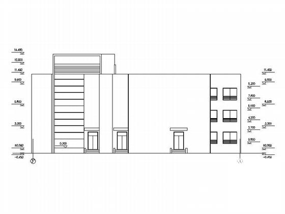 3层现代风格幼儿园设计CAD施工图纸（知名建筑设计院）(平面图) - 5