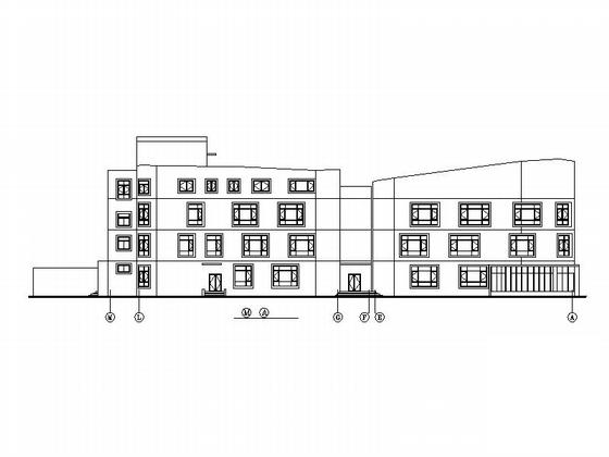 多层幼儿园建筑设计方案设计CAD图纸 - 4