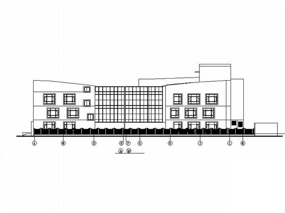 多层幼儿园建筑设计方案设计CAD图纸 - 5