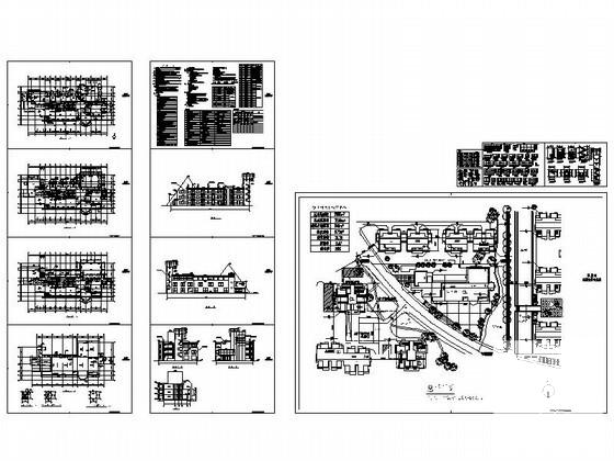 3层六班幼儿园建筑施工CAD图纸 - 4