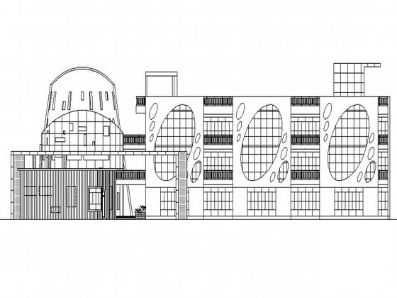 社区3层九班幼儿园建筑施工CAD图纸 - 1