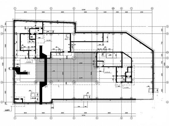 8层钢框架结构电影院结构CAD施工图纸（建施）(人防口部大样) - 2