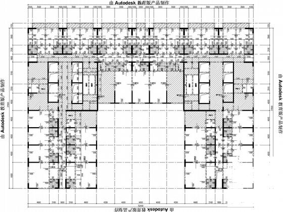 危旧房、棚户区改造项目B类带转换层框剪结构住宅楼结构CAD施工图纸 - 4