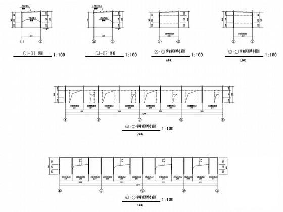 饮料有限公司生产基地钢结构垃圾房结构CAD施工图纸 - 2