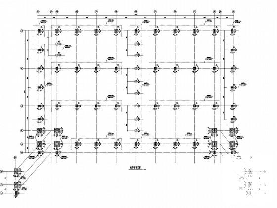 地上单层门式刚架钢结构工业厂房结构CAD施工图纸(基础梁配筋) - 3