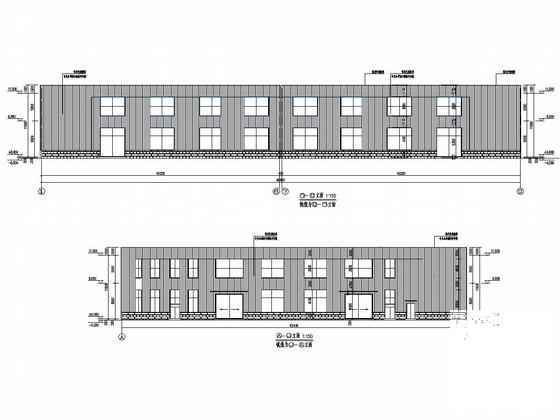 11000平两层钢框架结构自行车产业园车间建筑结构CAD施工图纸(柱下独立基础) - 1