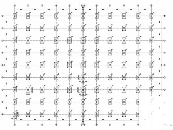 11000平两层钢框架结构自行车产业园车间建筑结构CAD施工图纸(柱下独立基础) - 2