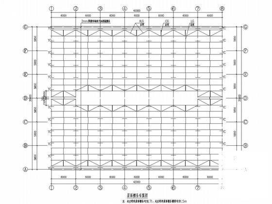 35米跨门刚结构家具公司厂房建筑结构CAD施工图纸（LDA型电动单梁起重机） - 4