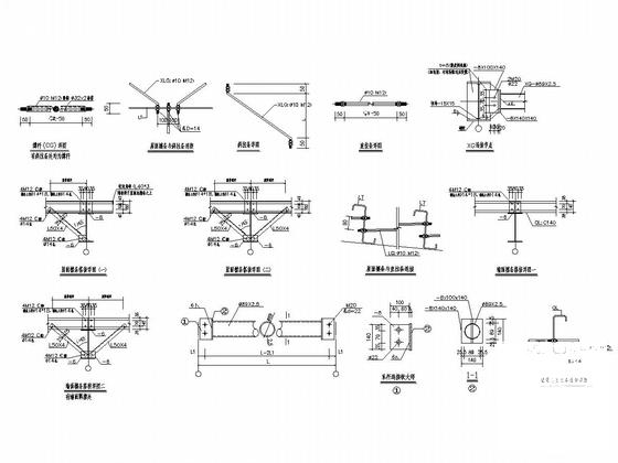 35米跨门刚结构家具公司厂房建筑结构CAD施工图纸（LDA型电动单梁起重机） - 5