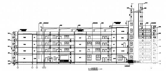 沿海城市4层小学教学楼建筑施工CAD图纸(墙身大样图) - 2