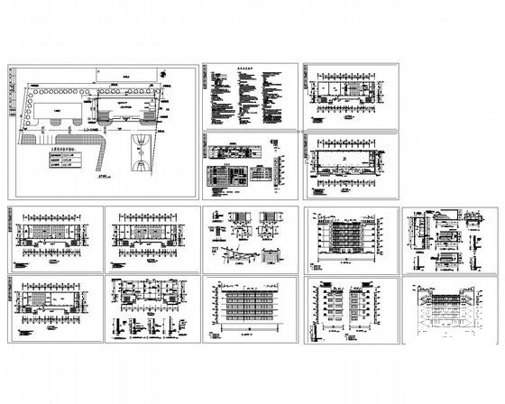 小学5层科技综合楼建筑扩初CAD图纸 - 4