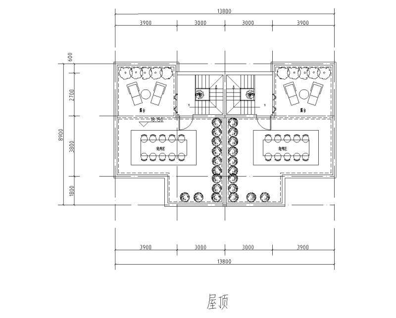 35+110㎡4层叠加别墅户型图设计 (4)