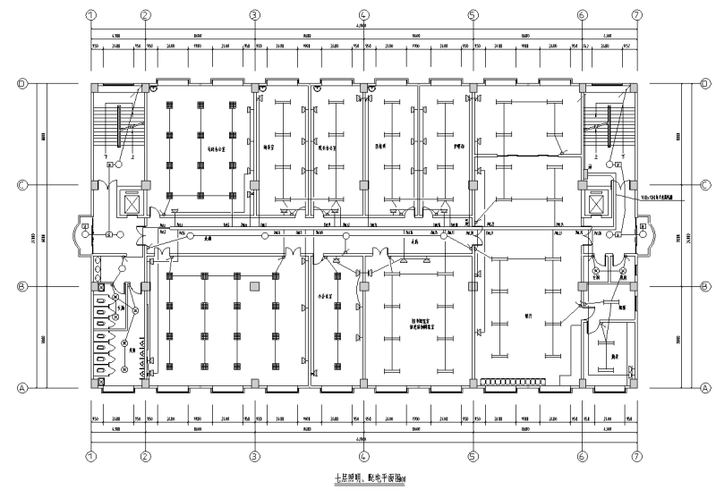 照明及配电平面图