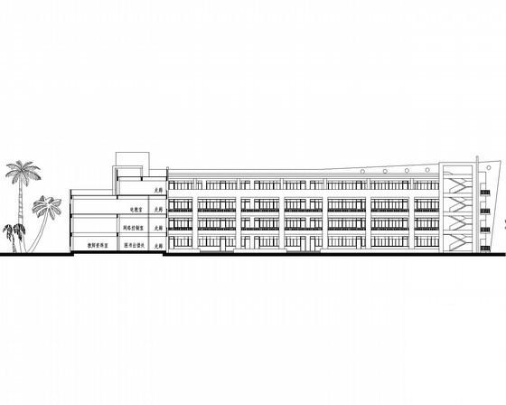 集美小学5层三十六班教学楼建筑方案设计CAD图纸(平面图) - 1