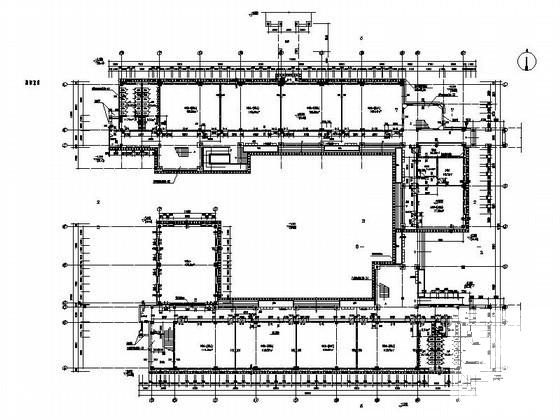 职业技术学校4层教学楼建筑施工CAD图纸 - 3
