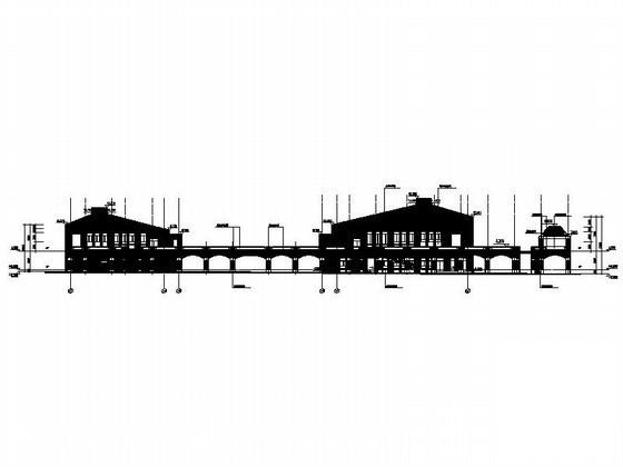 职业技术学校4层教学楼建筑施工CAD图纸 - 5