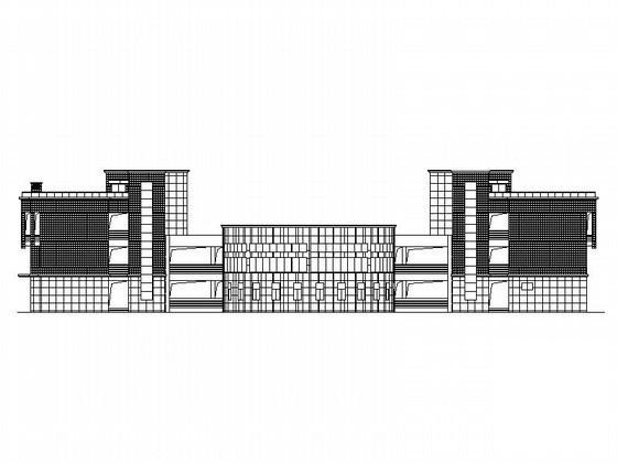 3层小学教学楼建筑施工CAD图纸 - 1