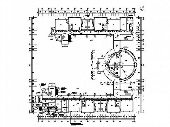 3层小学教学楼建筑施工CAD图纸 - 3