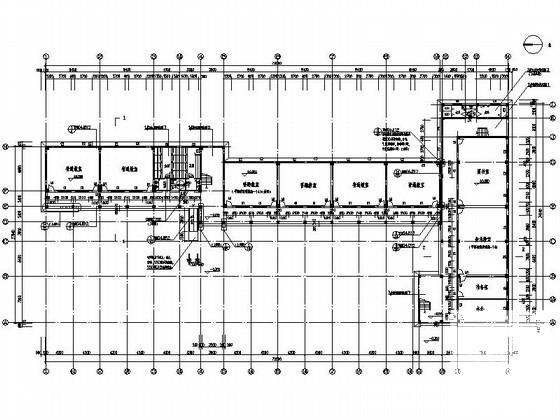 小学4层教学楼建筑施工CAD图纸 - 3