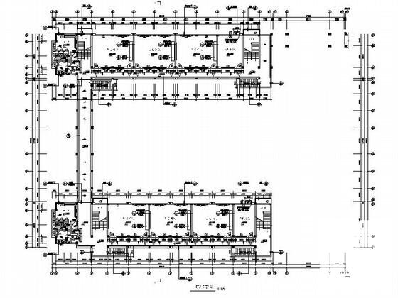 ]中学5层教学楼建筑施工CAD图纸 - 3