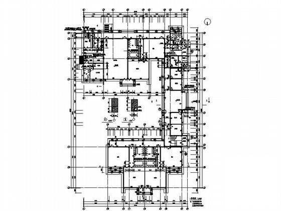 科学院3层九班幼儿园建筑施工CAD图纸 - 3