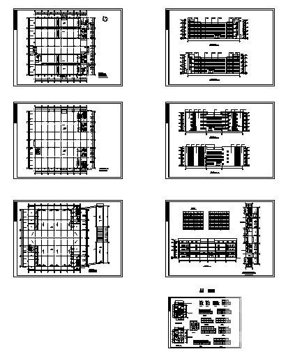 科技公司新建厂区3号厂房建筑施工CAD图纸 - 3