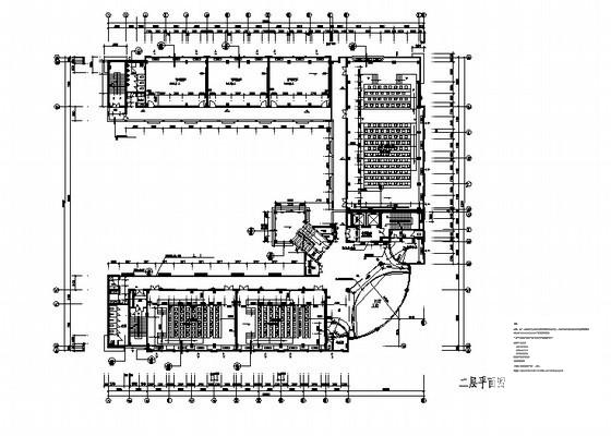 13层框架剪力墙大学教学综合楼建筑CAD施工图纸 - 3