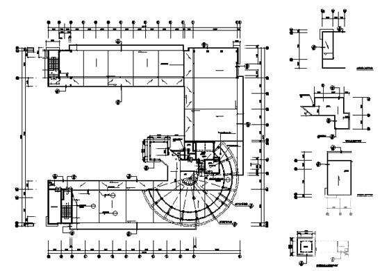 13层框架剪力墙大学教学综合楼建筑CAD施工图纸 - 4