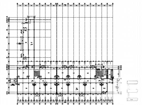 电视大学、广播专业学校新区5层6号教学楼建筑施工CAD图纸 - 2