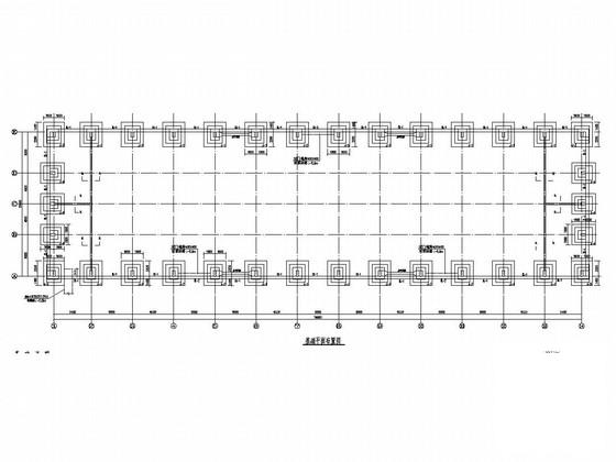 1层钢筋混凝土排架结构煤矿设备维修车间结构CAD施工图纸(基础设计等级) - 2