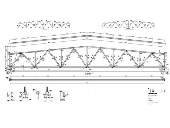 18米跨单层钢结构排架厂房结构CAD施工图纸(建施)(平面布置图) - 1
