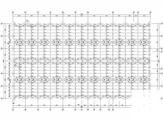 18米跨单层钢结构排架厂房结构CAD施工图纸(建施)(平面布置图) - 3