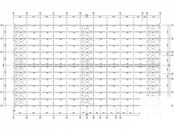 18米跨单层钢结构排架厂房结构CAD施工图纸(建施)(平面布置图) - 5