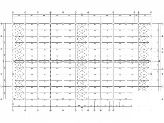 18米跨单层钢结构排架厂房结构CAD施工图纸(建施)(平面布置图) - 5