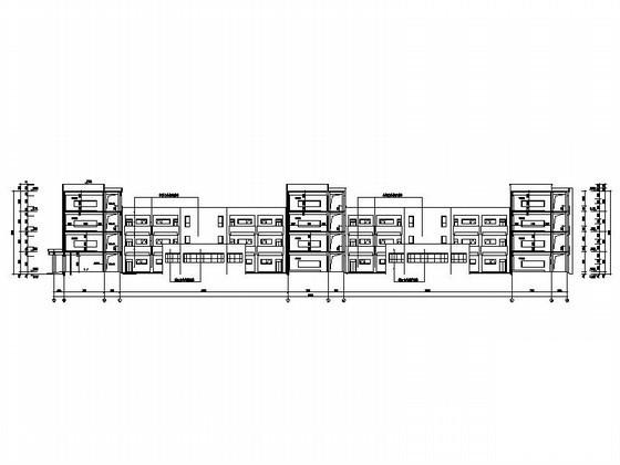 小学4层教学综合楼建筑施工CAD图纸(总平面布置图) - 2