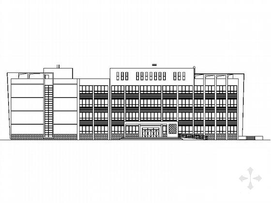 小学教学综合楼、宿舍楼建筑CAD施工图纸 - 1