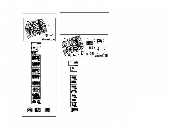 小学教学综合楼、宿舍楼建筑CAD施工图纸 - 3