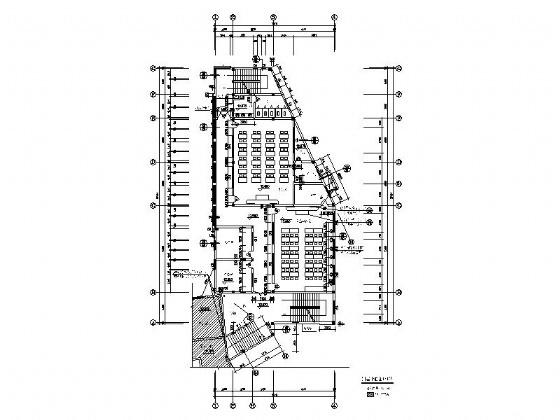小学5层综合楼建筑施工CAD图纸(实验室平面图) - 5