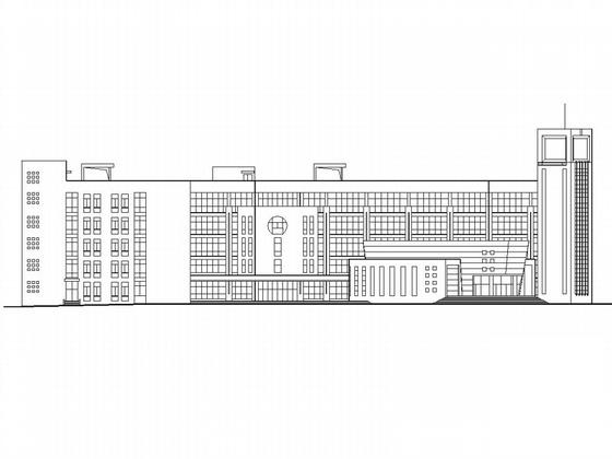 大学艺术楼建筑CAD施工图纸(节点详图) - 1