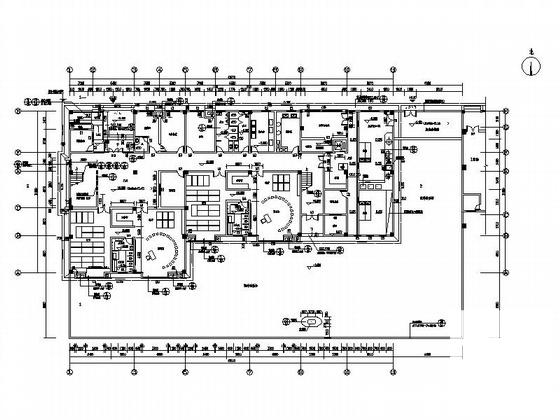 军区六班3层幼儿园建筑施工CAD图纸 - 3