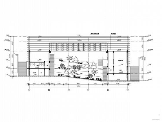 学校温室实训楼幕墙工程CAD施工图纸 - 2