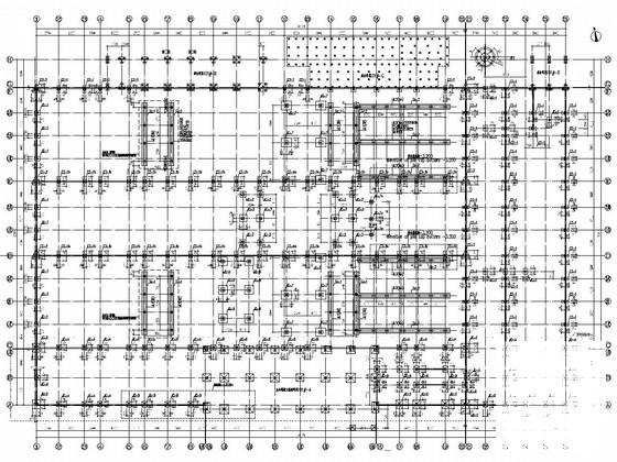 单层钢框架结构厂房及各种子项建筑结构CAD施工图纸（中英文对照）(基础采用桩基础) - 2