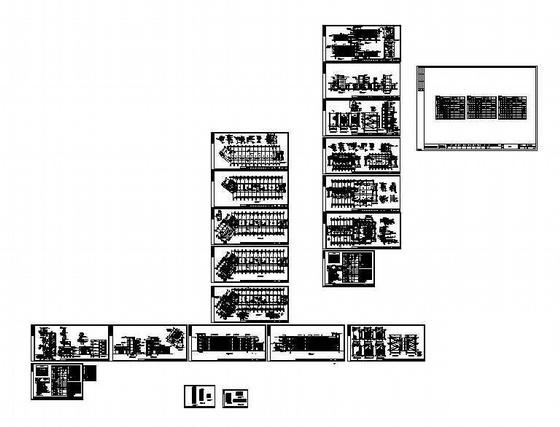 4层第五小学迁建一期工程建筑施工CAD图纸 - 4